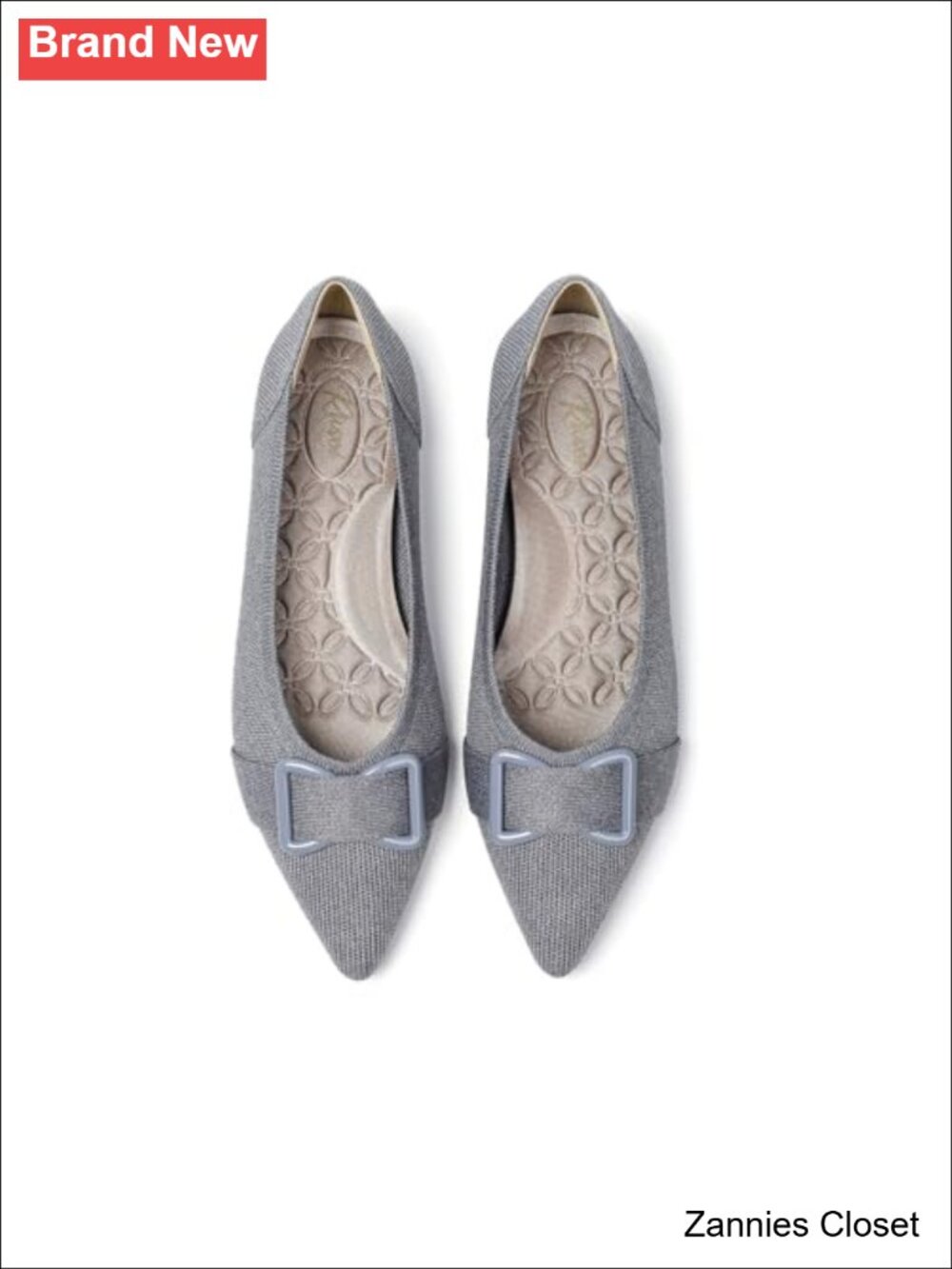 ✨ Knit Ballet Flats Memory Foam Arch Support Dress Shoes